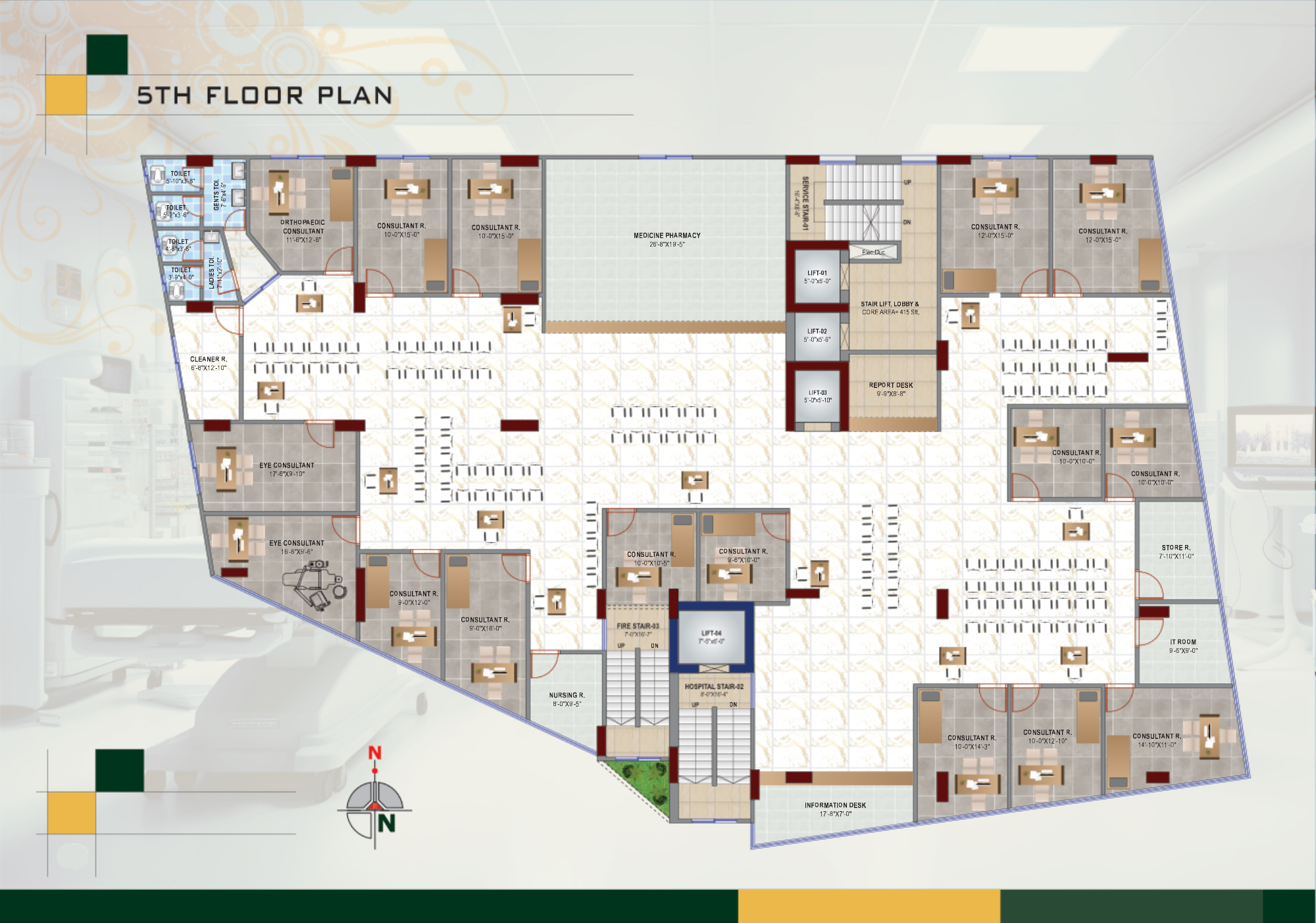 5th Floor Plan